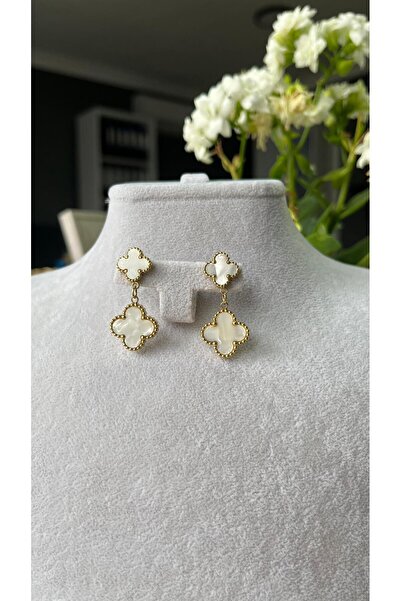 Claraco Paslanmaz Çelik Sallantılı Yonca Küpe