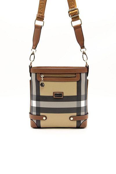 Silver Polo Silver & Polo Beige - Geantă de damă Tan Sp1120