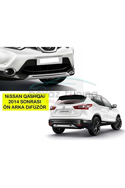 beyaztuning Nissan Qashqai Ön Arka Tampon Koruma Difüzör 2014-2017