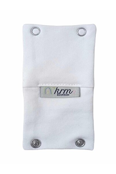 krm kerem bebe Çıtçıtlı Body Uzatma Aparatı (8,5mm) (TEKLİ)