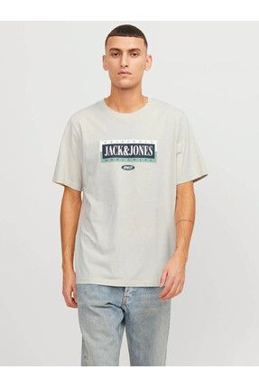 Jack Jones Erkek T shirt Ac k Gri 12250411 Jorcob n Tee Ss Crew Neck Ln Fiyat Yorumlar Trendyol
