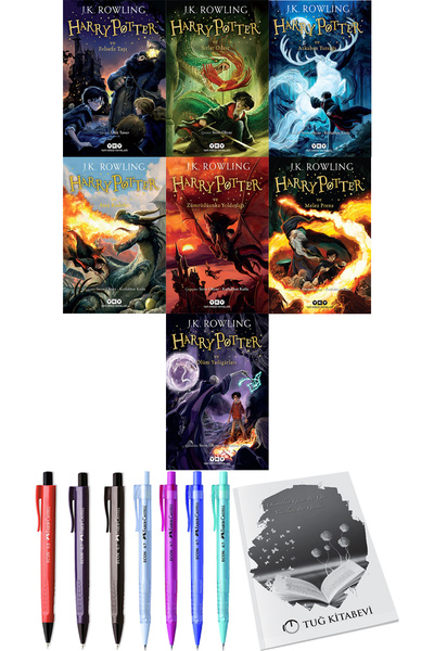 Yapı Kredi Yayınları Harry Potter 7li Set J.K. Rowling + Kalem ve TUĞ KİTABEV...