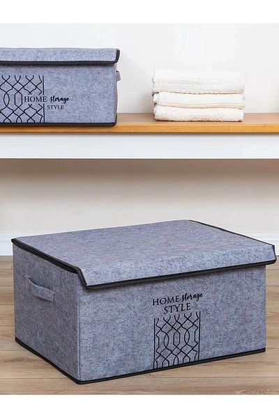St Morritz 57x41x31 Cm Mega Box - Felt Lid, Multi-Purpose, 1 Piece Storage