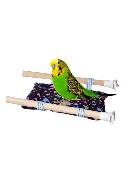 X-Perk Bird Bed Soft Texture Fabric Bed for Birds Bird Bed Width 11 Cm Length 11 Cm