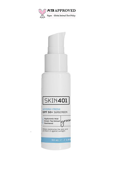 Skin401 SPF 50 - Moisturizing and Refreshing Green Tea Hydra Fresh Sun Cream 50 ml