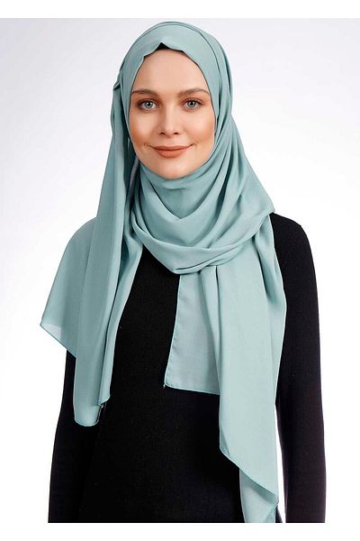 Ecardin Κρεπ Ύφασμα Πρακτικό Σάλι Lycra - St 238 Mint