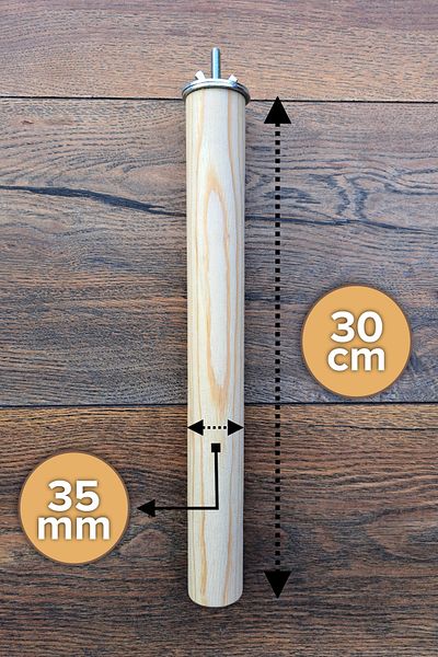 Vixpet Venty Parrot Perch - 30 cm and 35 mm, Macaw Cockatoo Jako Amazon Iskender Eklektus