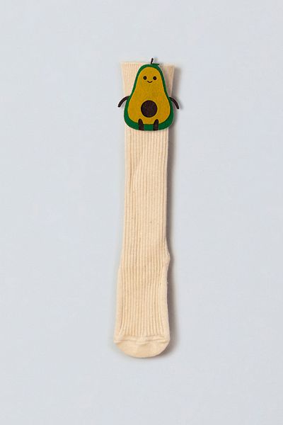 ADABEBEK Avocado Felted Baby Knee Socks