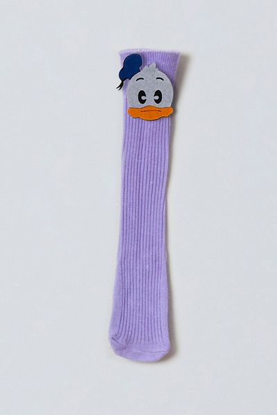 ADABEBEK Baby Knee Socks - Duck Duck Felted
