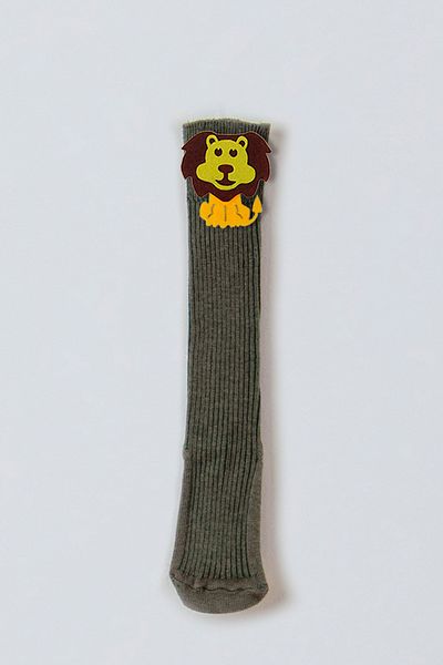 ADABEBEK Lion Felted Baby Girl Knee Socks
