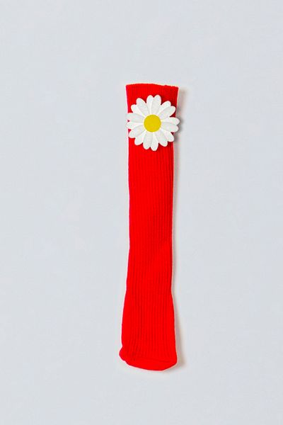 ADABEBEK Daisy Felted Baby Knee Socks
