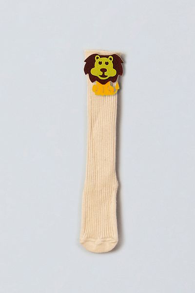 ADABEBEK Lion Felted Baby Girl Knee Socks