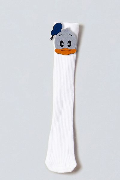 ADABEBEK Duck Duck Felted Baby Knee Socks