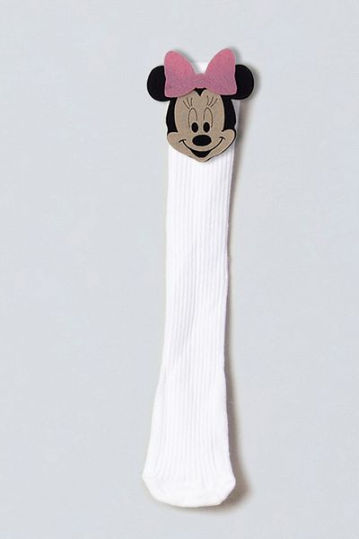 ADABEBEK Light Pink Bow Felted Baby Knee Socks