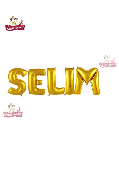 Genel Markalar 5 Harfli Kişiye Özel İsim Folyo Balonu  Doğum Günü  Folyo Balo...