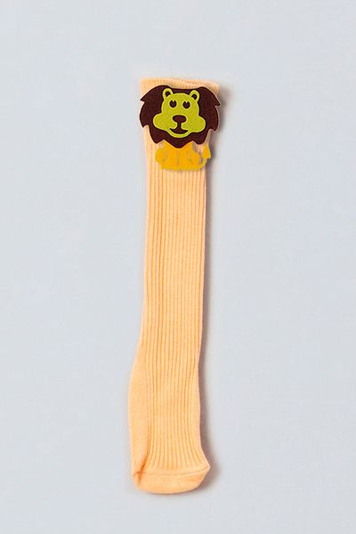 ADABEBEK Lion Felted Baby Girl Knee Socks