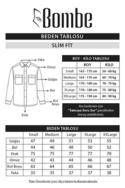 YXC Slim Fit Slim Cut Men's Denim Shirt Khaki