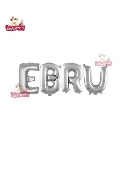 Genel Markalar 4 Harfli Kişiye Özel İsim Folyo Balonu Doğum Günü Folyo Balon ...
