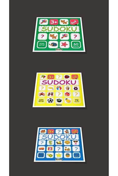 Teleskop Popüler Bilim 3+ Yaş Çocuklar İçin 4X4 ve 5X5 Sudoku Kitaplar