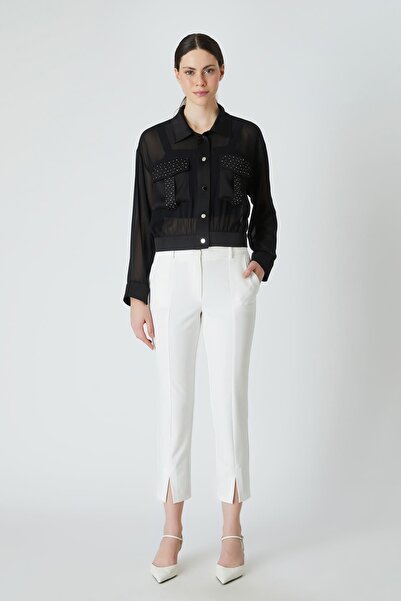 FEVER Yırtmaç detaylı pantolon