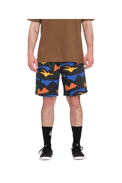 Volcom شورت فا آرثر لونغو Ew 18 بلك