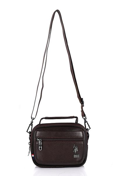 U.S. Polo Assn. Πόλο Ασν. 8418 Ανδρικός Χαρτοφύλακας Καφέ