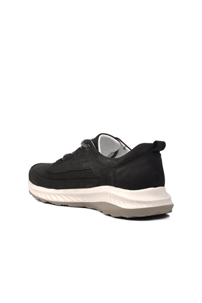 Bulldozer 241101 Μαύρα Nubuck Γνήσιο Δερμάτινο Ανδρικά Παπούτσια Casual