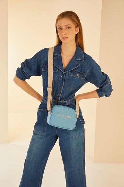 Pierre Cardin Blue Women's Shoulder Bag 05PO24Y1697