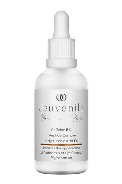 Jeuvenile Tränensäcke, Fältchen, Augenringe, Schwellungen entgegenwirkendes Koffein 5 % Augenserum