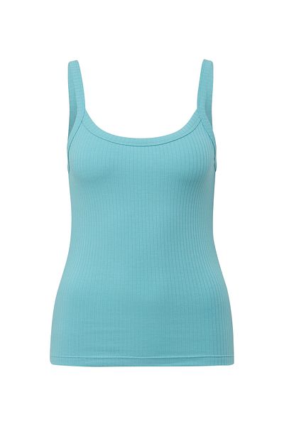 QS by s.Oliver Armelloses Top with Rippstruktur