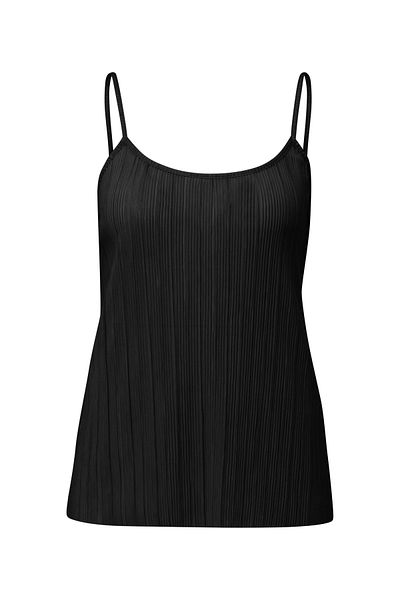 QS by s.Oliver T-Shirt, Plisseefalten, Spaghettiträger, Casual