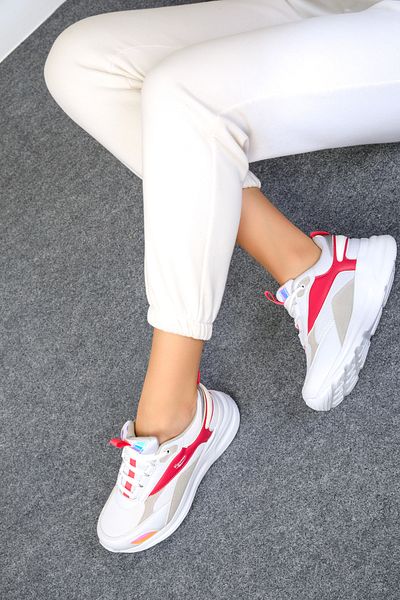 SOHO White-Ice-Fuchsia Women's Sneakers 18867