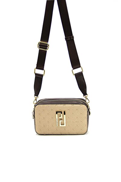 Silver Polo حقيبة كروس نسائية من نوت - كاوف سوداء اللون موديل SP1078