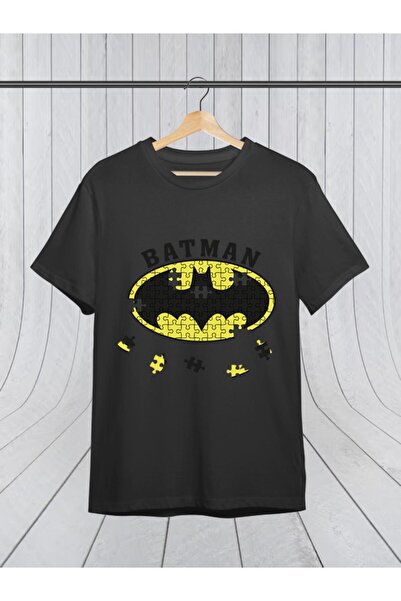 dopdolu promosyon Batman Puzzle Štampano 100% pamuk majica