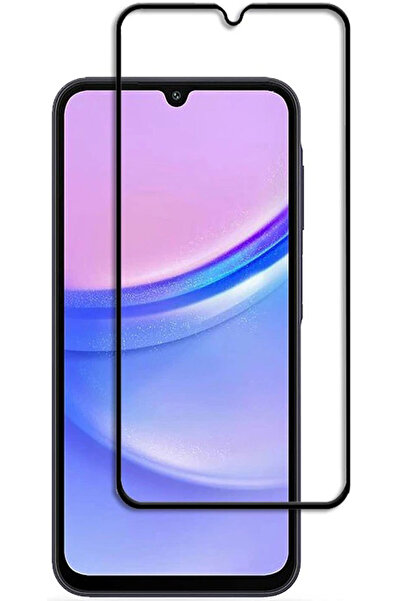 CEPSTOK Samsung Galaxy A15 Kırılmaz Cam 5D Tam Kaplayan 9H Temperli Ekran Kor...