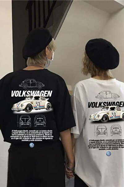 Toum Kao Volkswagen Buba Retro Štampano T-shirt