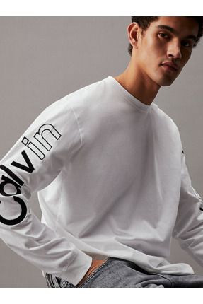 Calvin Klein Graphic Logo Long Sleeve T shirt Fiyat Yorumlar Trendyol