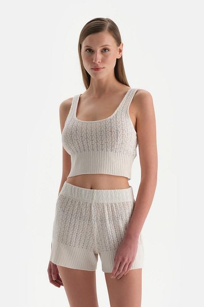 Dagi Athlet mit dickem Riemen in Ecru