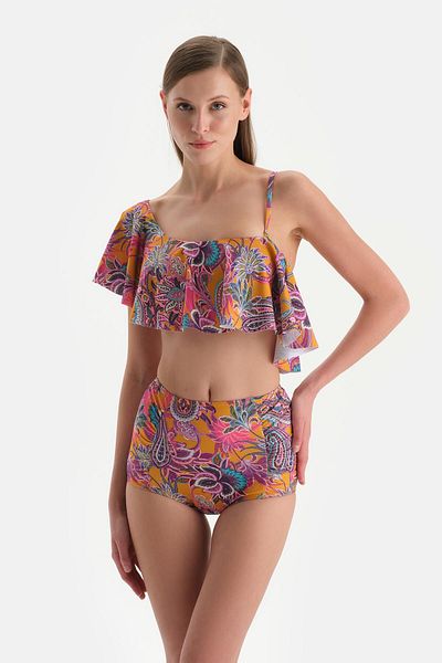 Dagi Lila Unterteil mit hoher Taille