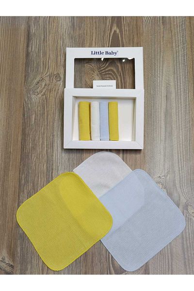 Little Baby Baby Soft Combed Cotton Mouth Wipes 7 Pack Colorful