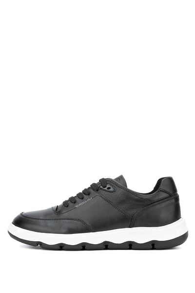 Tamer Tanca Genuine Leather Black Men's Casual Shoes