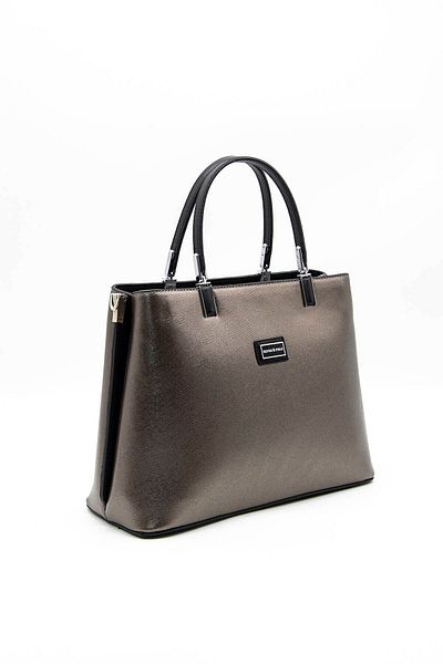 Silver Polo Silver & Polo Platinum - Black Sp924 Women's Handbag