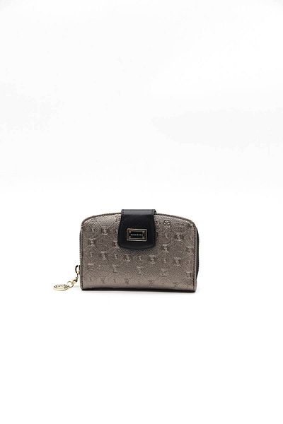 Silver Polo Silver & Polo Platinum - Black Sp874 Women's Wallet & Card Holder