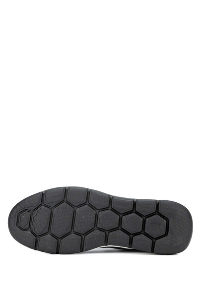 Tamer Tanca Erkek Hakiki Deri Siyah Deri Casual Ayakkabı