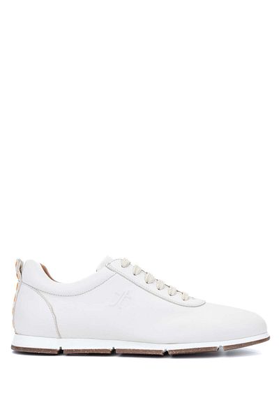 Tamer Tanca Genuine Leather Beige Men's Casual Shoes