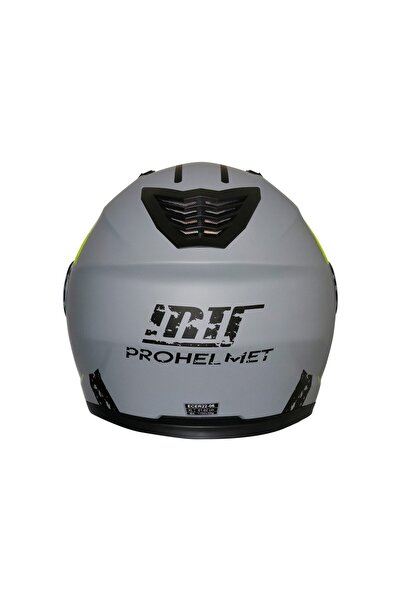 MTS M 966 V2 Çene Açılır Kask Neon Gözlüklü