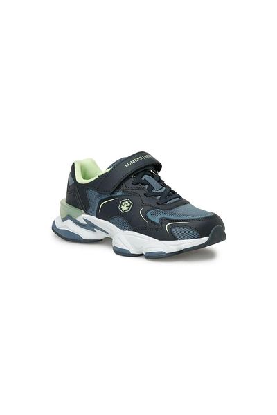 lumberjack Collar Jr Sneakers Navy Blue