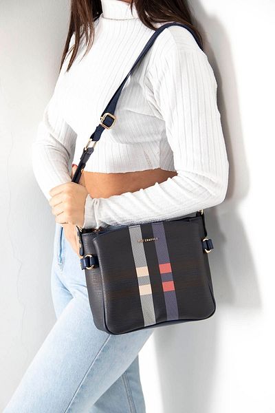 Silver Polo Argint și Polo Laci F. - Geantă Crossbody Laci Sp884 pentru femei