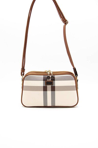 Silver Polo Silver & Polo Cream - Geantă de damă Tan Sp899