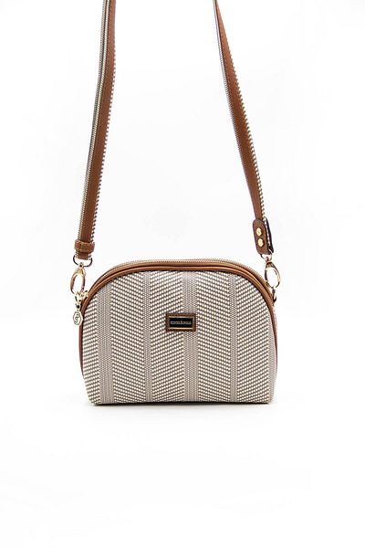 Silver Polo Silver & Polo Beige - Geantă de damă Taba Sp765